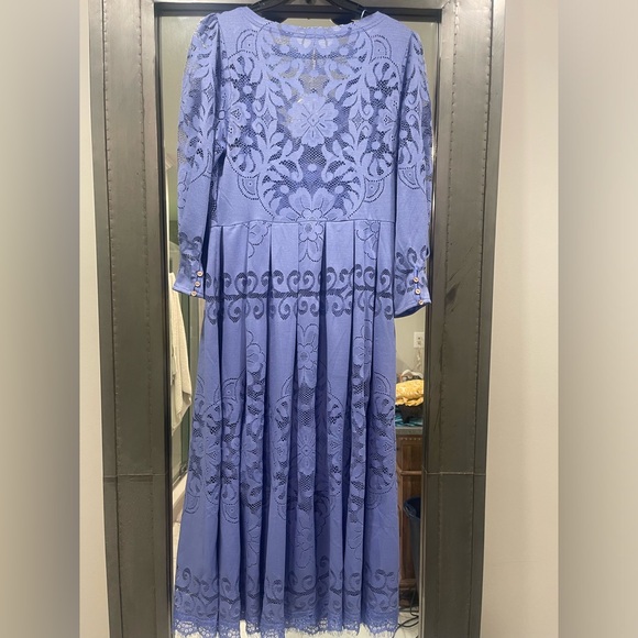 NWT Free people shadow dance midi dress in Persian jewel size m - Picture 11 of 12